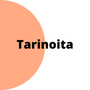 tarinoita -teksti ja kuvituselementti